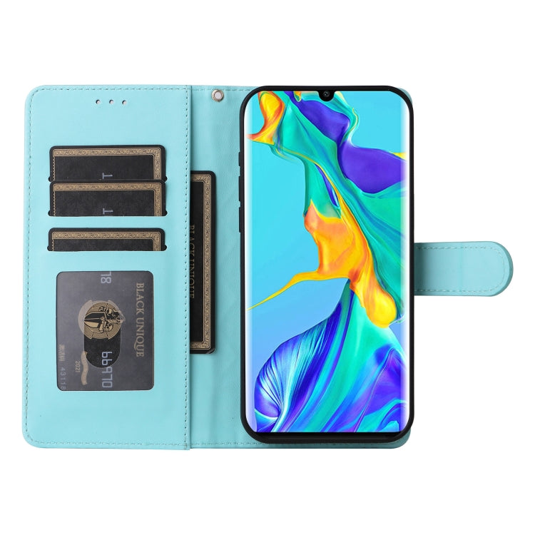 For Huawei P30 Pro Diamond Lattice Leather Flip Phone Case