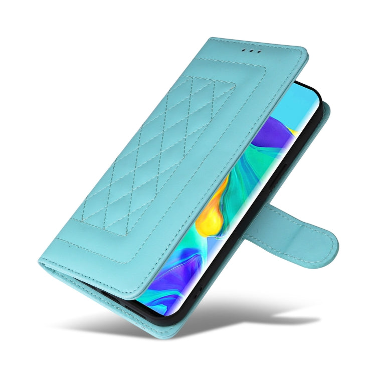 For Huawei P30 Pro Diamond Lattice Leather Flip Phone Case