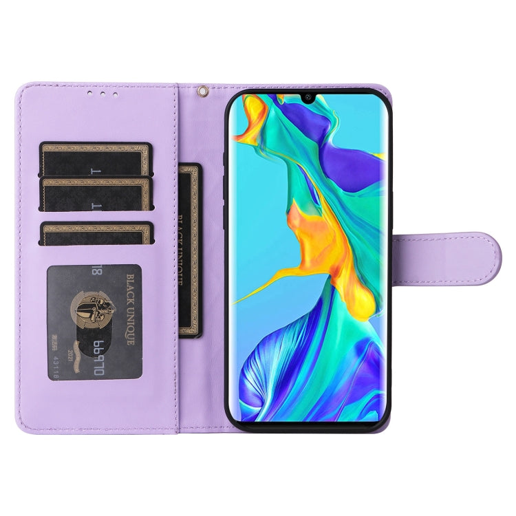 For Huawei P30 Pro Diamond Lattice Leather Flip Phone Case