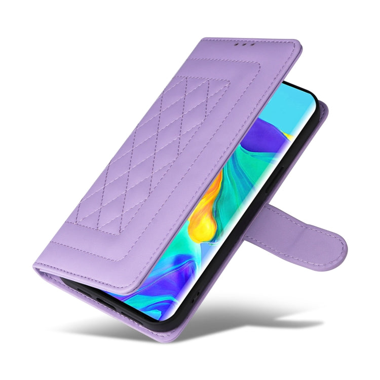 For Huawei P30 Pro Diamond Lattice Leather Flip Phone Case