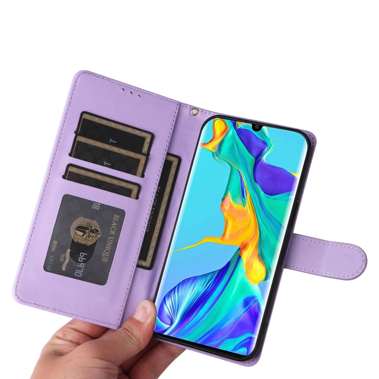 For Huawei P30 Pro Diamond Lattice Leather Flip Phone Case