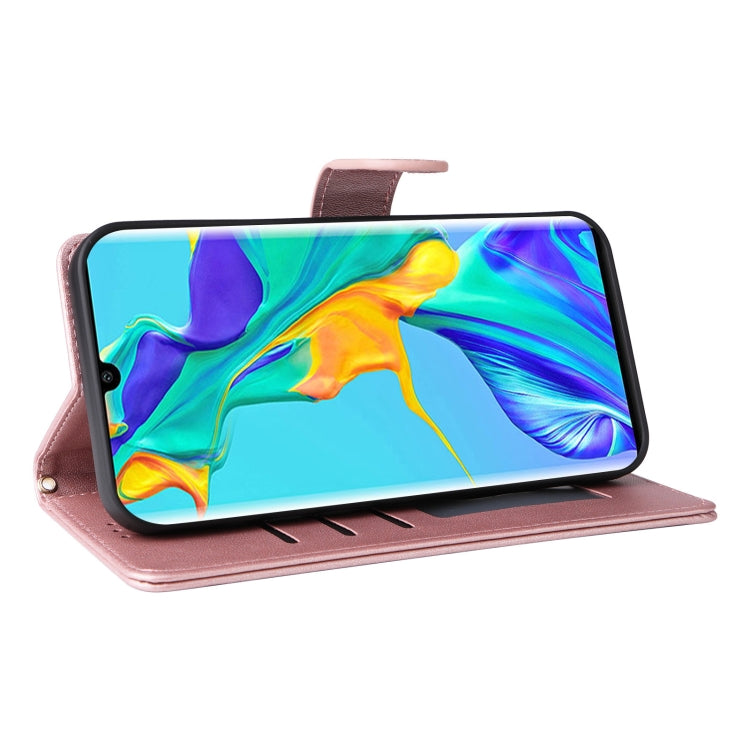 For Huawei P30 Pro Diamond Lattice Leather Flip Phone Case