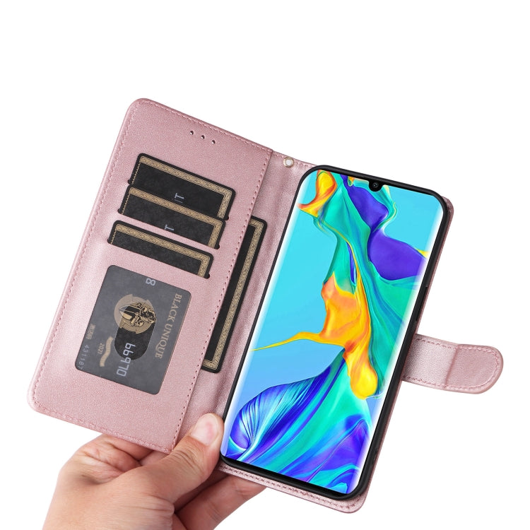 For Huawei P30 Pro Diamond Lattice Leather Flip Phone Case