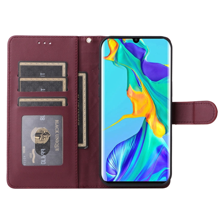 For Huawei P30 Pro Diamond Lattice Leather Flip Phone Case