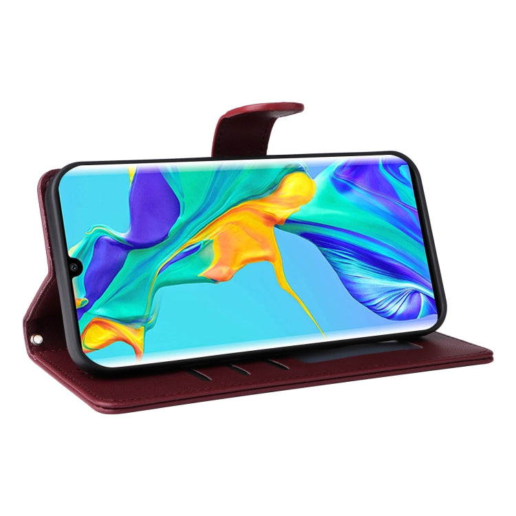 For Huawei P30 Pro Diamond Lattice Leather Flip Phone Case