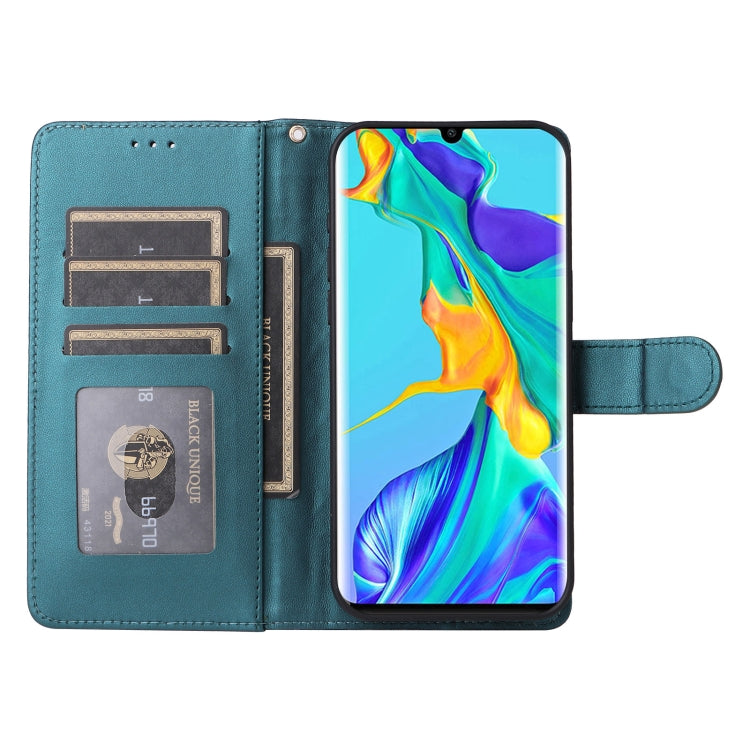 For Huawei P30 Pro Diamond Lattice Leather Flip Phone Case