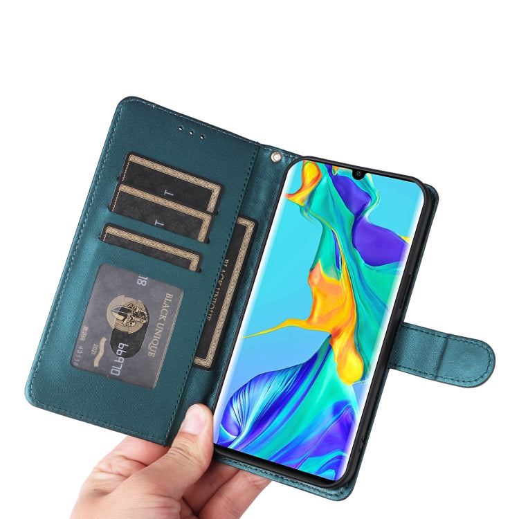 For Huawei P30 Pro Diamond Lattice Leather Flip Phone Case