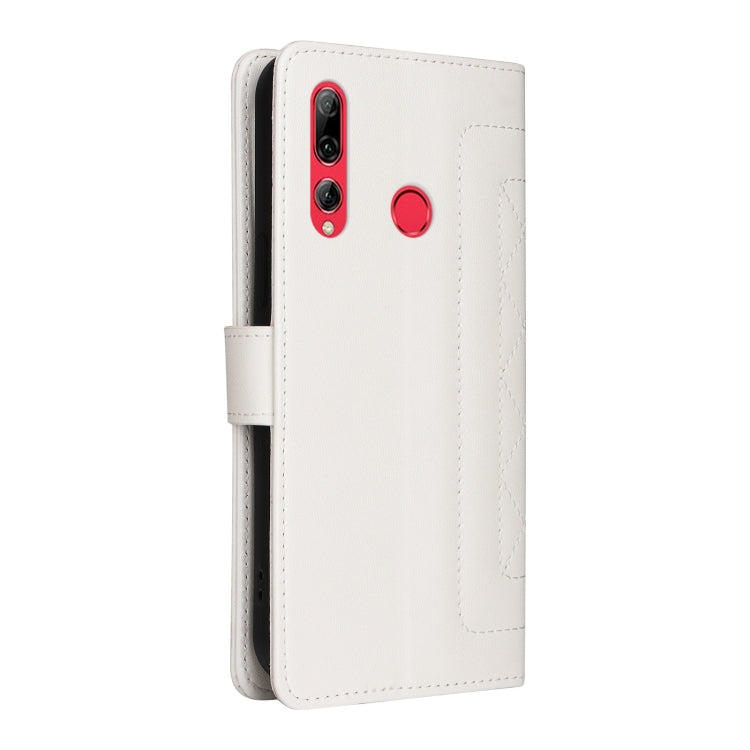 For Huawei Enjoy 9s Diamond Lattice Leather Flip Phone Case