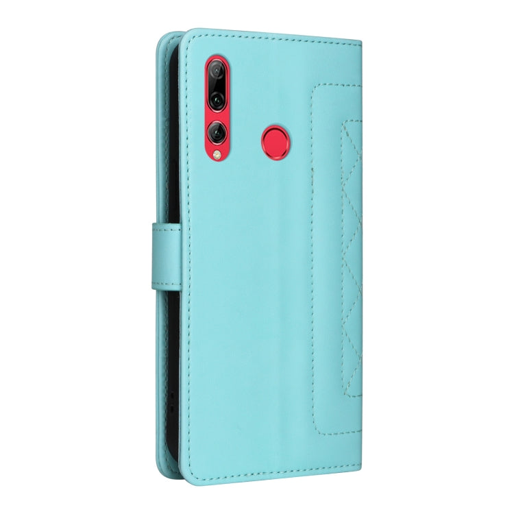 For Huawei Enjoy 9s Diamond Lattice Leather Flip Phone Case