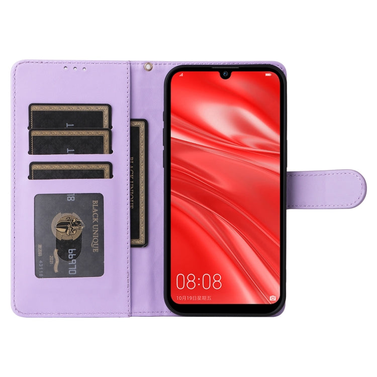 For Huawei Enjoy 9s Diamond Lattice Leather Flip Phone Case