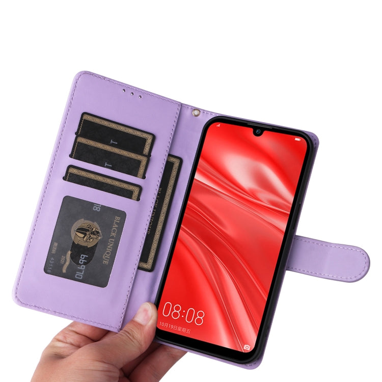 For Huawei Enjoy 9s Diamond Lattice Leather Flip Phone Case