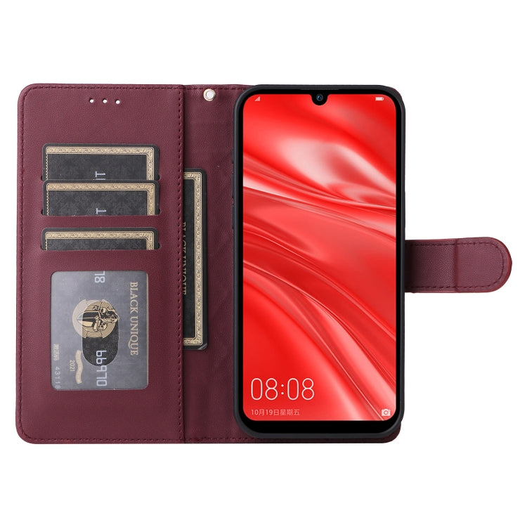 For Huawei Enjoy 9s Diamond Lattice Leather Flip Phone Case