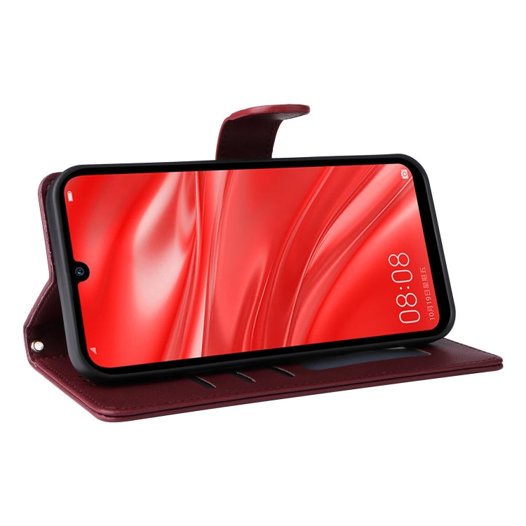 For Huawei Enjoy 9s Diamond Lattice Leather Flip Phone Case