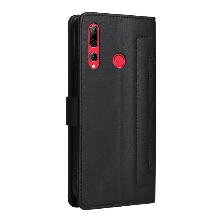 For Huawei Enjoy 9s Diamond Lattice Leather Flip Phone Case