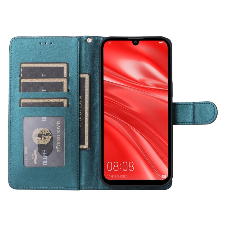 For Huawei Enjoy 9s Diamond Lattice Leather Flip Phone Case