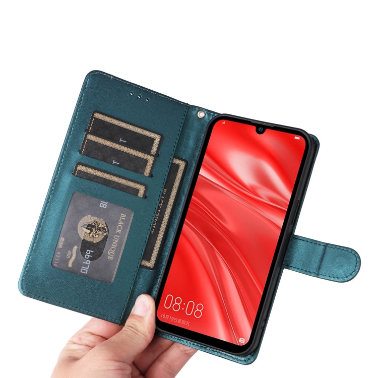 For Huawei Enjoy 9s Diamond Lattice Leather Flip Phone Case