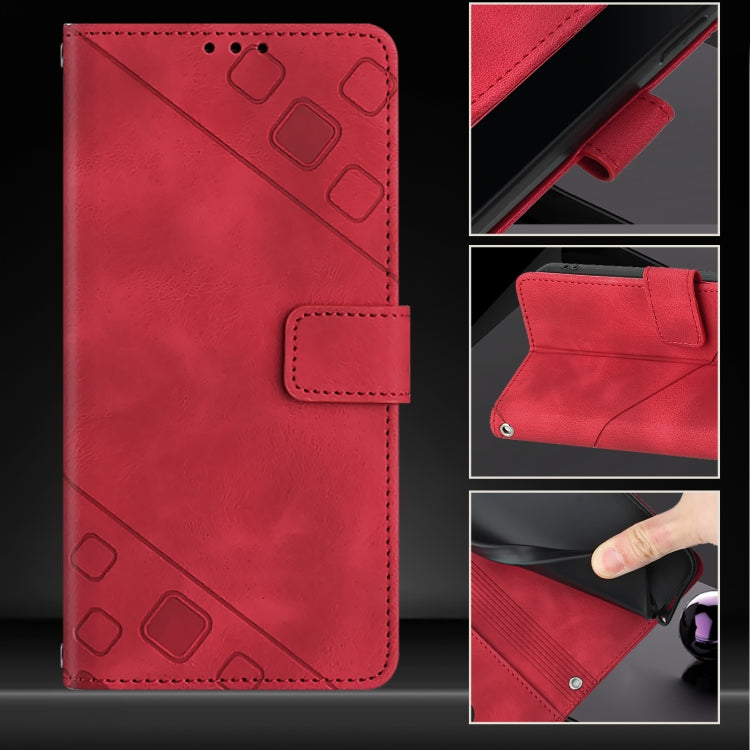 For OnePlus Nord CE4 Skin-feel Embossed Leather Phone Case