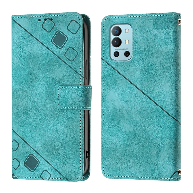 For OnePlus 9R / 8T Skin-feel Embossed Leather Phone Case