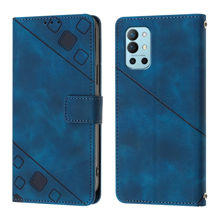 For OnePlus 9R / 8T Skin-feel Embossed Leather Phone Case
