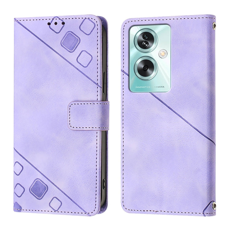 For OnePlus Nord N30 SE Skin-feel Embossed Leather Phone Case