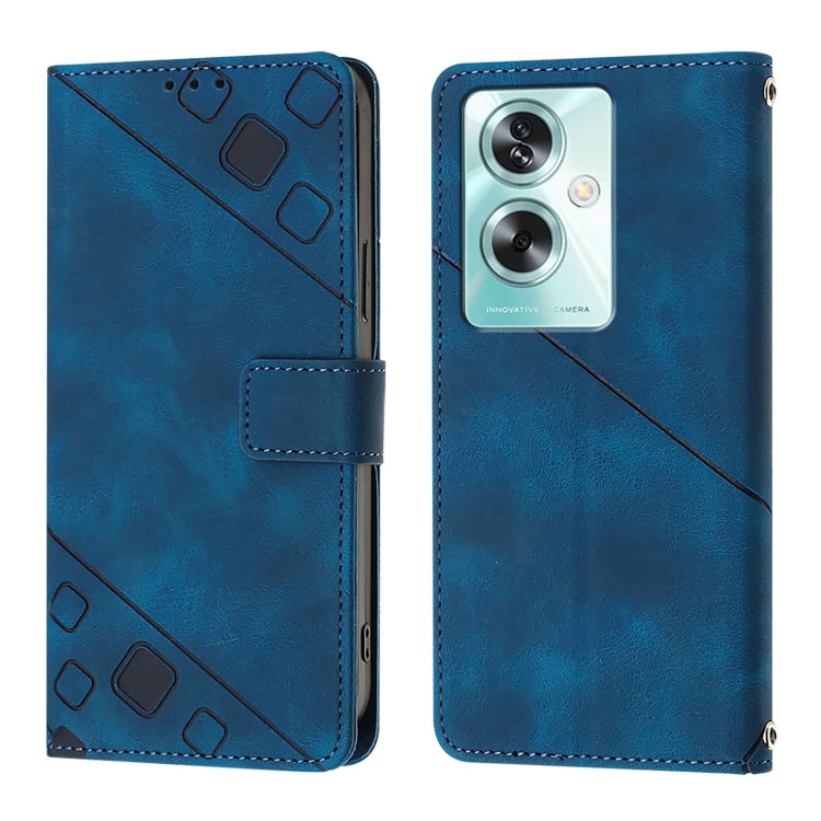 For OnePlus Nord N30 SE Skin-feel Embossed Leather Phone Case