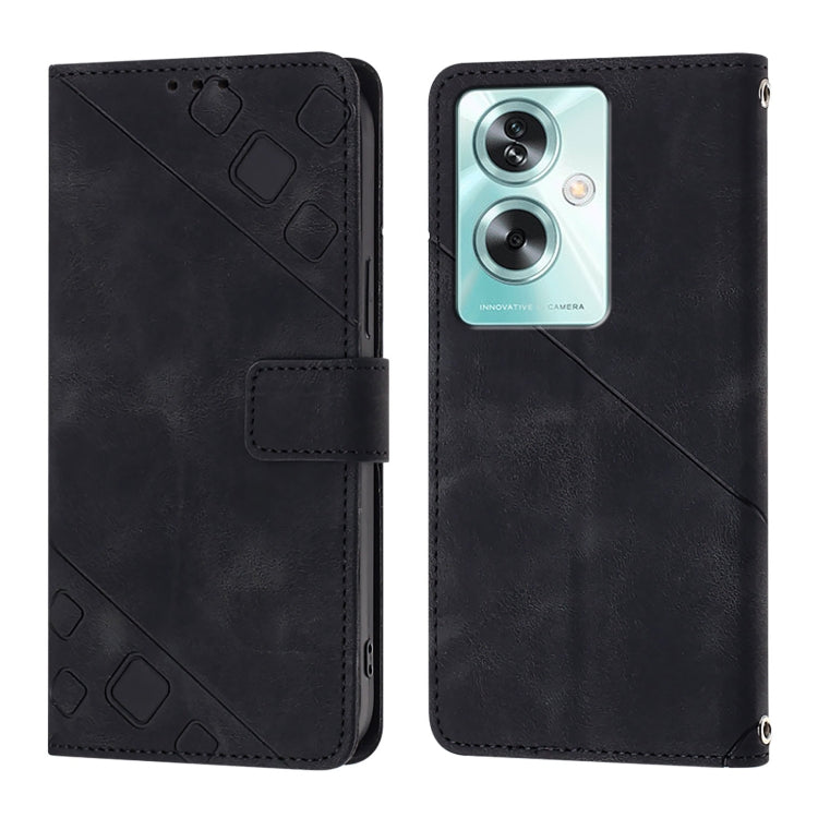 For OnePlus Nord N30 SE Skin-feel Embossed Leather Phone Case