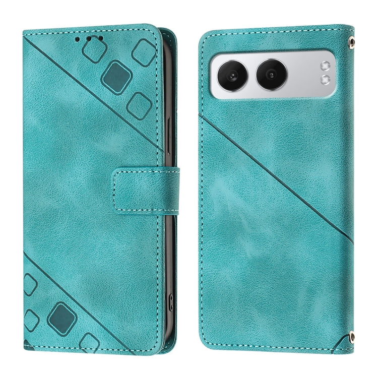 For OnePlus Nord 4 5G Skin-feel Embossed Leather Phone Case