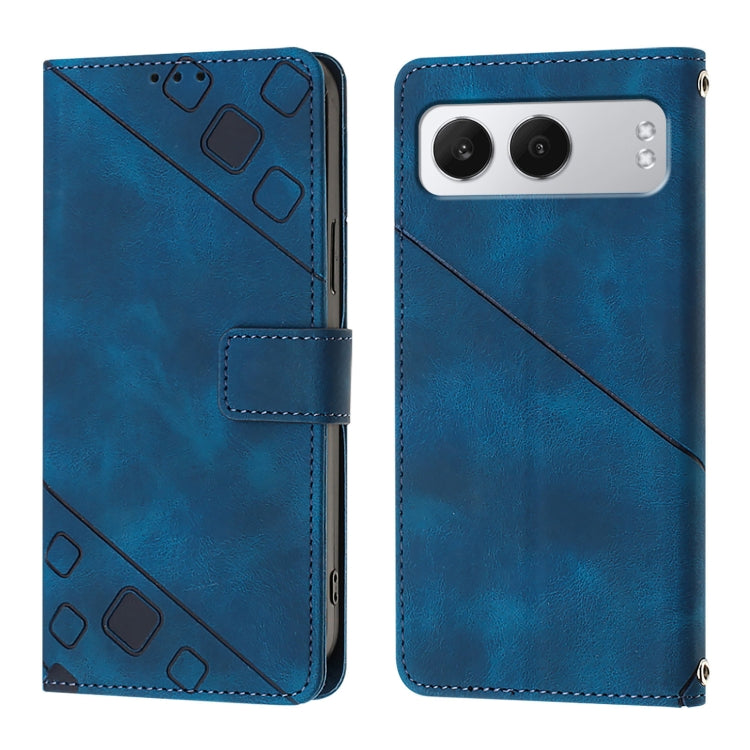 For OnePlus Nord 4 5G Skin-feel Embossed Leather Phone Case