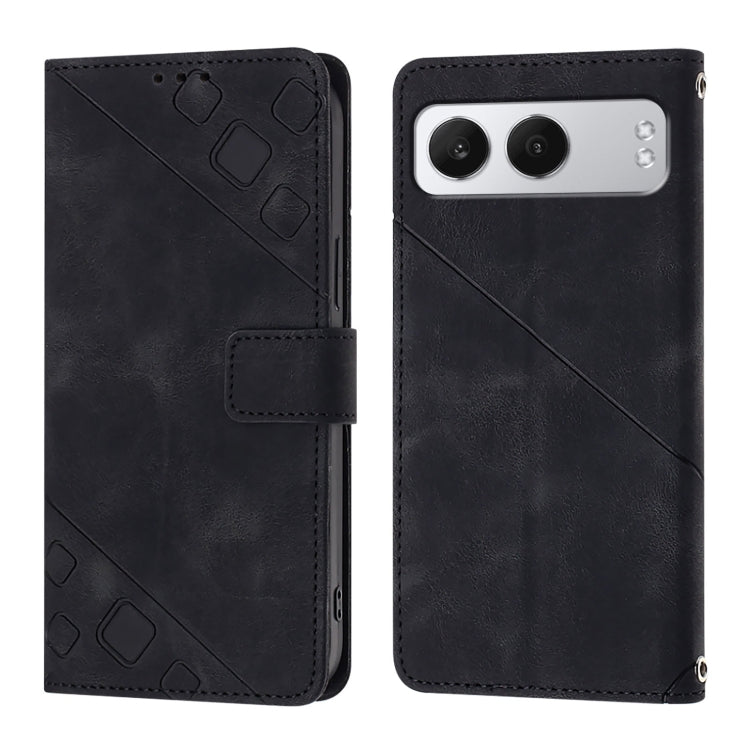 For OnePlus Nord 4 5G Skin-feel Embossed Leather Phone Case