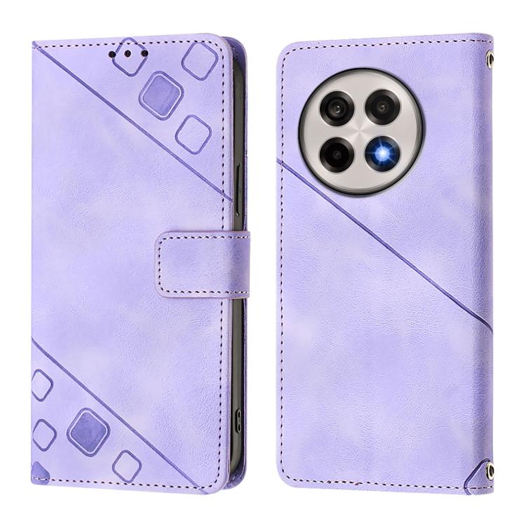 For OnePlus 13R / Ace 5 Pro 5G Skin-feel Embossed Leather Phone Case