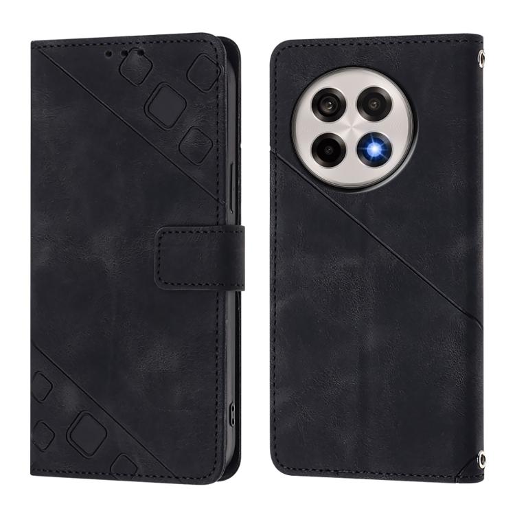 For OnePlus 13R / Ace 5 Pro 5G Skin-feel Embossed Leather Phone Case