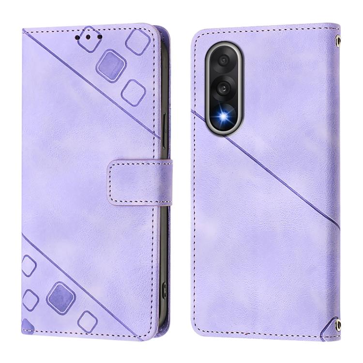 For OnePlus Ace 5 Ultra Skin-feel Embossed Leather Phone Case