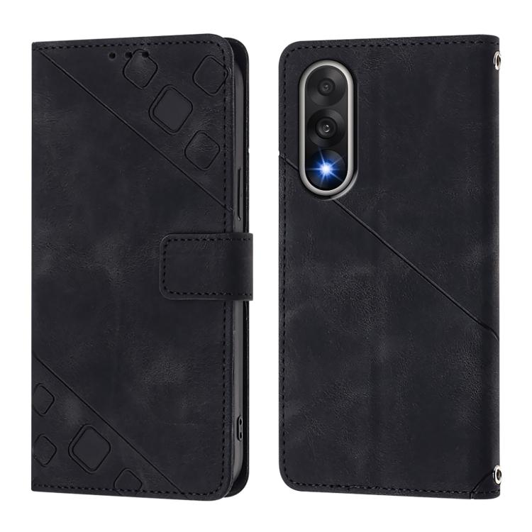For OnePlus Ace 5 Ultra Skin-feel Embossed Leather Phone Case