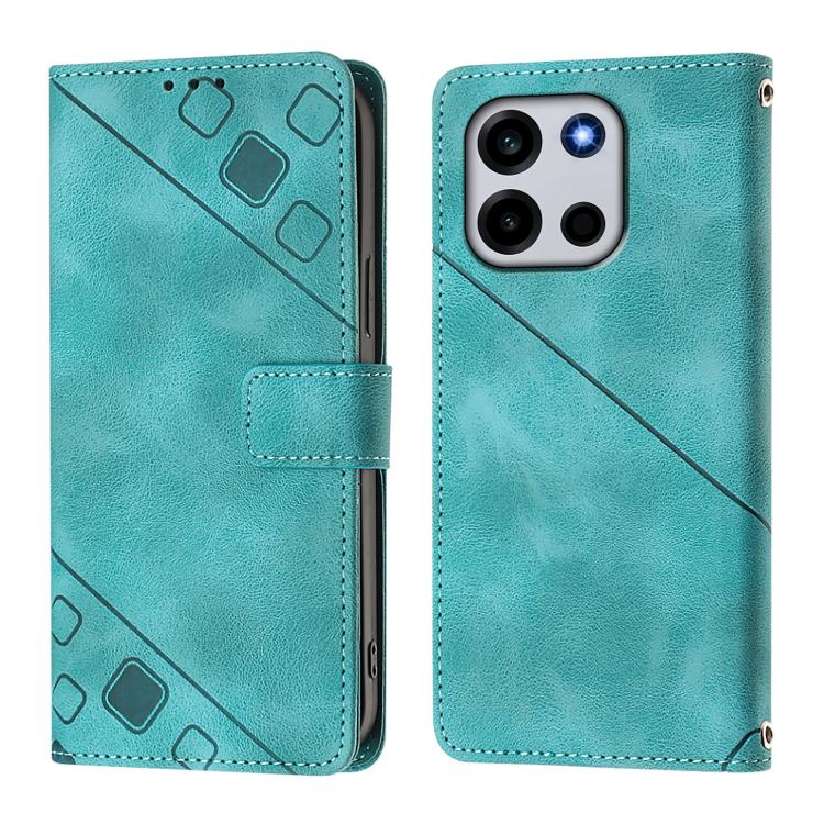 For OnePlus Turbo 6 / Turbo 6V Skin-feel Embossed Leather Phone Case