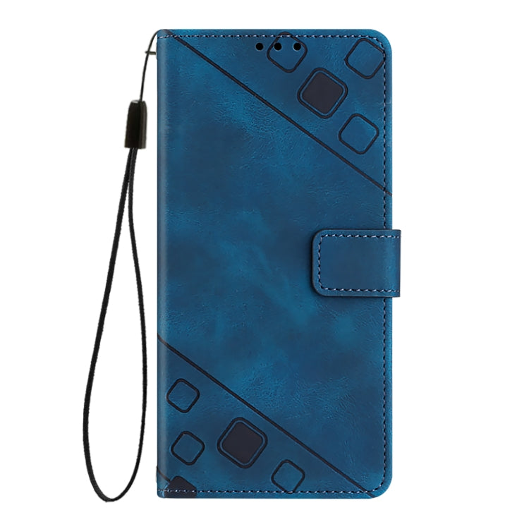 For Realme 11 5G Global / Realme 11x 5G Skin-feel Embossed Leather Phone Case