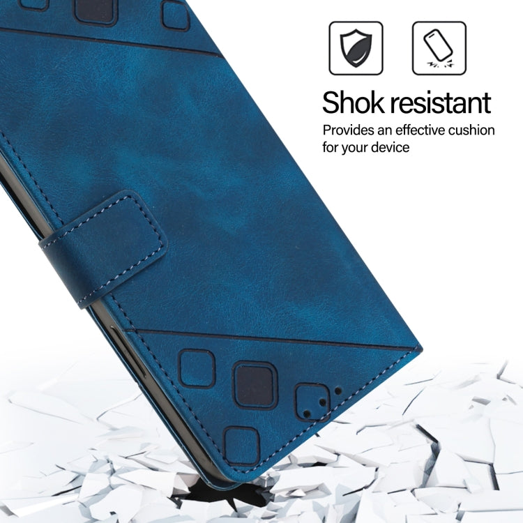 For Realme 11 5G Global / Realme 11x 5G Skin-feel Embossed Leather Phone Case