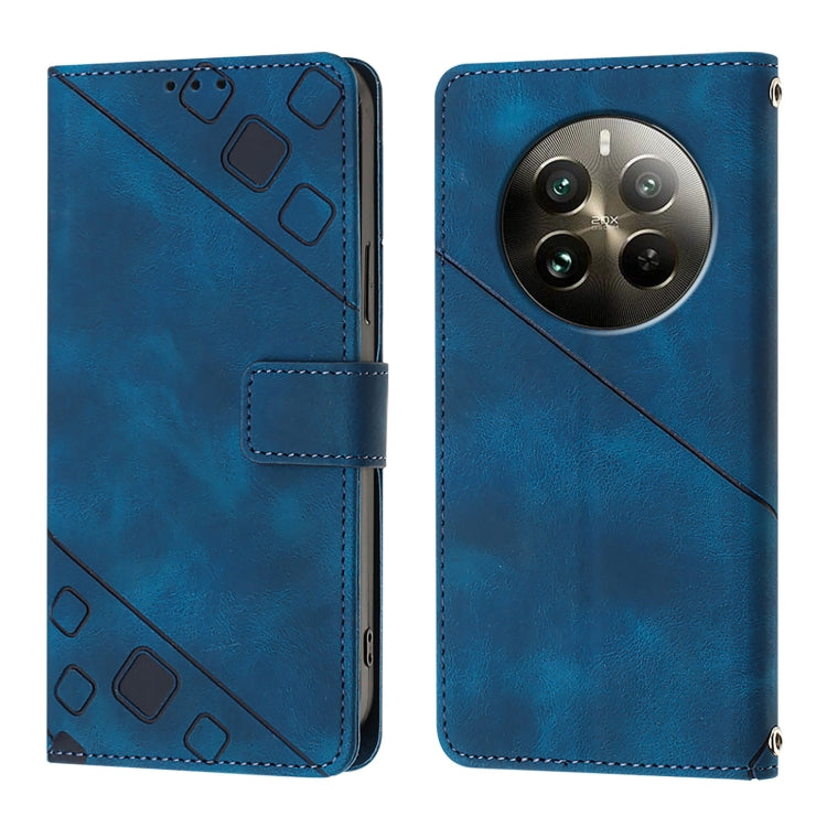 For Realme 12 Pro / 12 Pro+ 5G Global Skin-feel Embossed Leather Phone Case