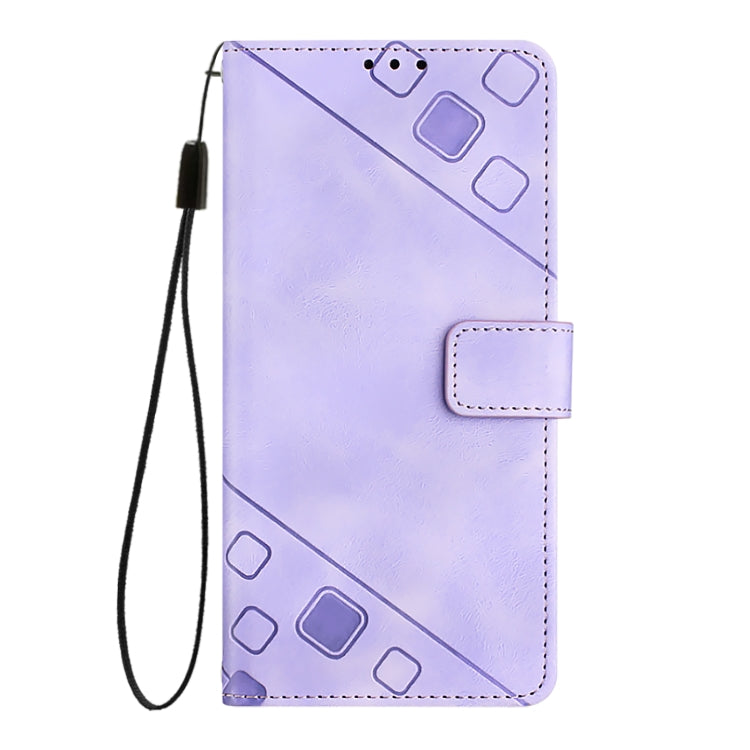 For Realme C20 / C11 2021 / C21 Skin-feel Embossed Leather Phone Case