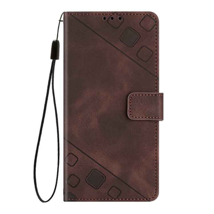 For Realme Narzo 60 Pro Global Skin-feel Embossed Leather Phone Case