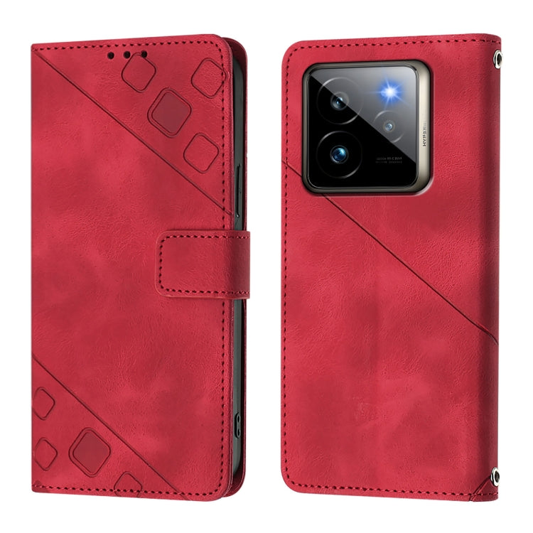 For Realme GT 7 Pro 5G Skin-feel Embossed Leather Phone Case