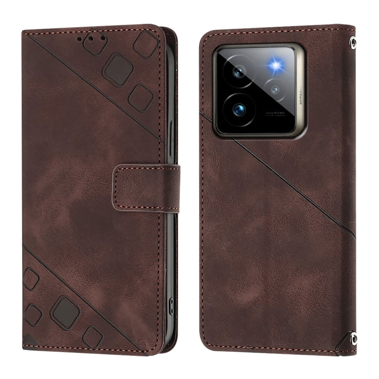 For Realme GT 7 Pro 5G Skin-feel Embossed Leather Phone Case