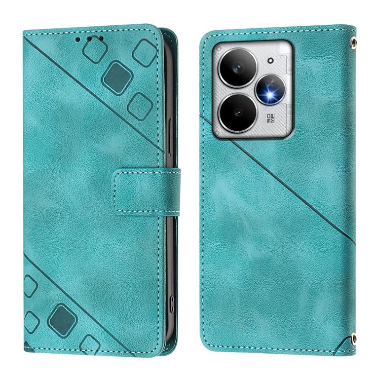 For Realme Neo7 Turbo 5G Skin-feel Embossed Leather Phone Case