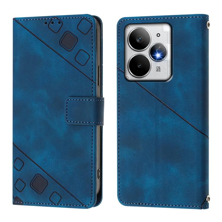 For Realme Neo7 Turbo 5G Skin-feel Embossed Leather Phone Case