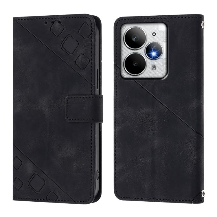 For Realme Neo7 Turbo 5G Skin-feel Embossed Leather Phone Case