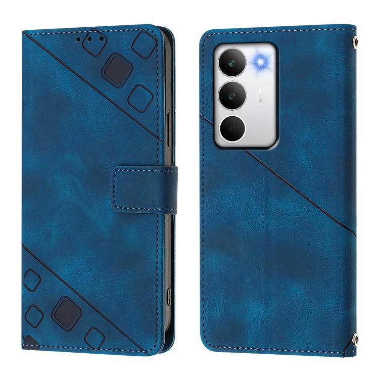 For Realme C71 4G Global Skin-feel Embossed Leather Phone Case
