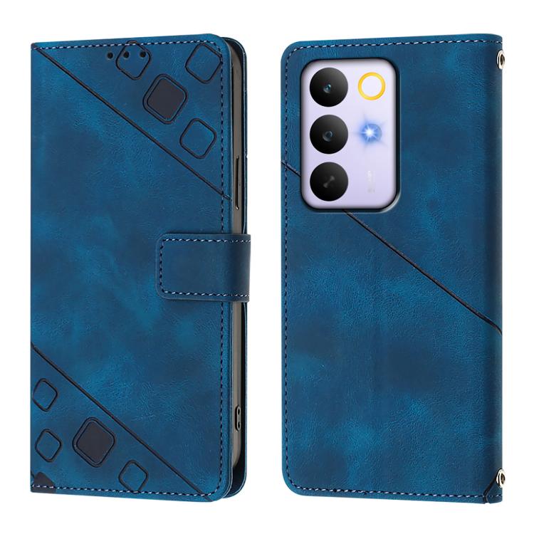For Realme C85 5G / 15x 5G India Skin-feel Embossed Leather Phone Case
