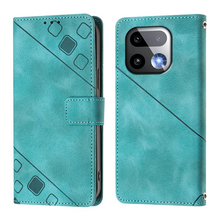For Realme 16 Pro+ 5G Global Skin-feel Embossed Leather Phone Case