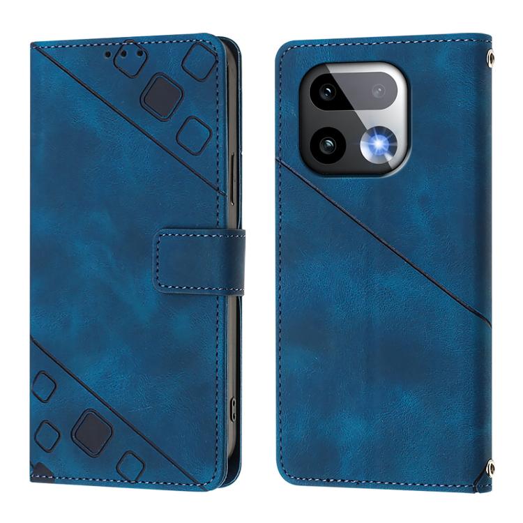 For Realme 16 Pro+ 5G Global Skin-feel Embossed Leather Phone Case