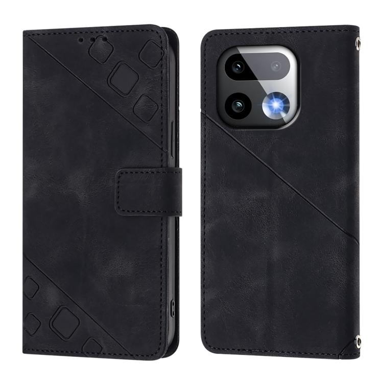 For Realme 16 Pro+ 5G Global Skin-feel Embossed Leather Phone Case
