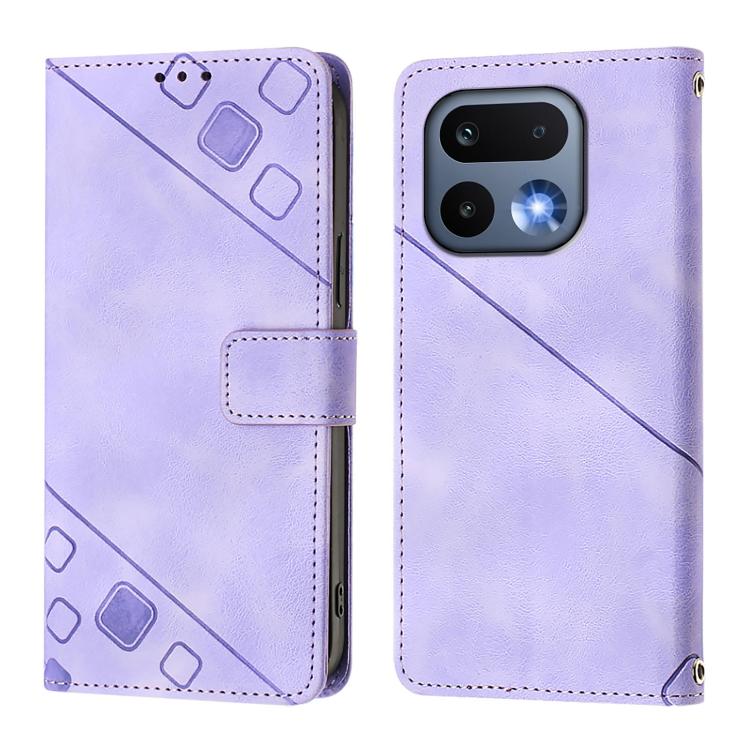 For Realme 16 Pro 5G Global Skin-feel Embossed Leather Phone Case